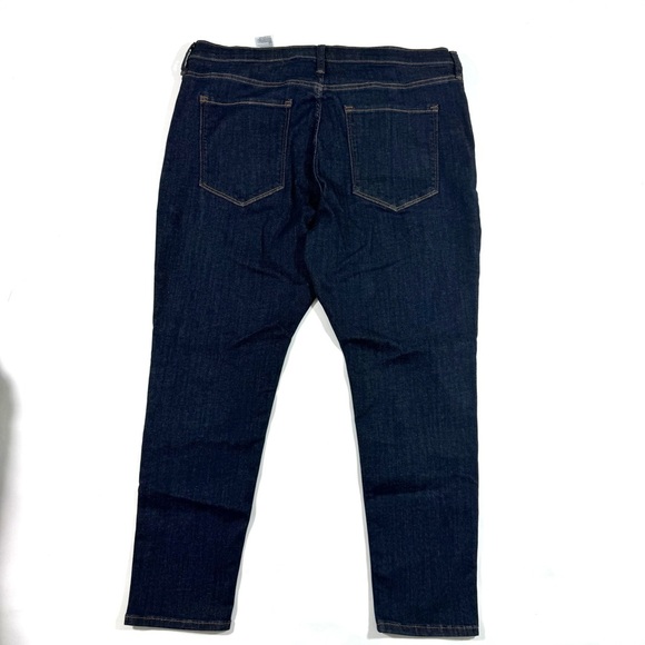 New Banana Republic High Rise Skinny Jeans Dark Wash Short Inseam - Picture 2 of 8